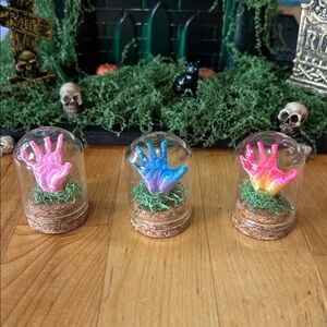 Set of 3 Halloween/Summerween mini cloches